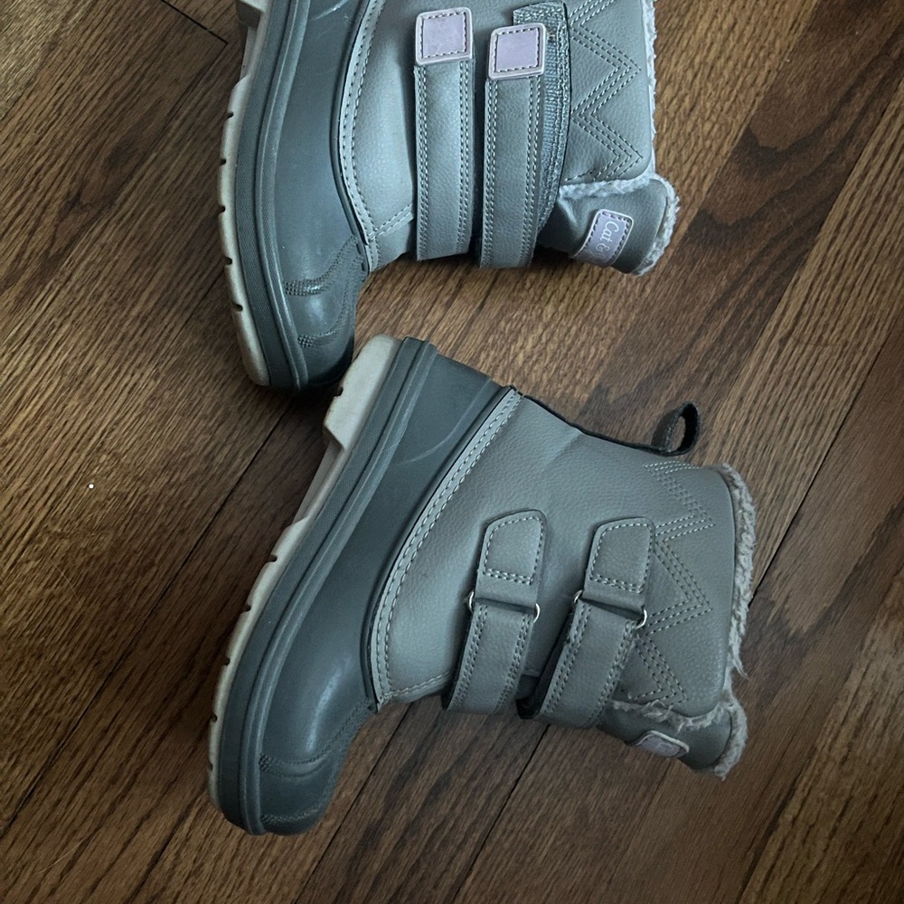 Cat & Jack Gray Kids Boots